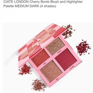 Ciate London Medium Dark Blush Palette - Red and Brown